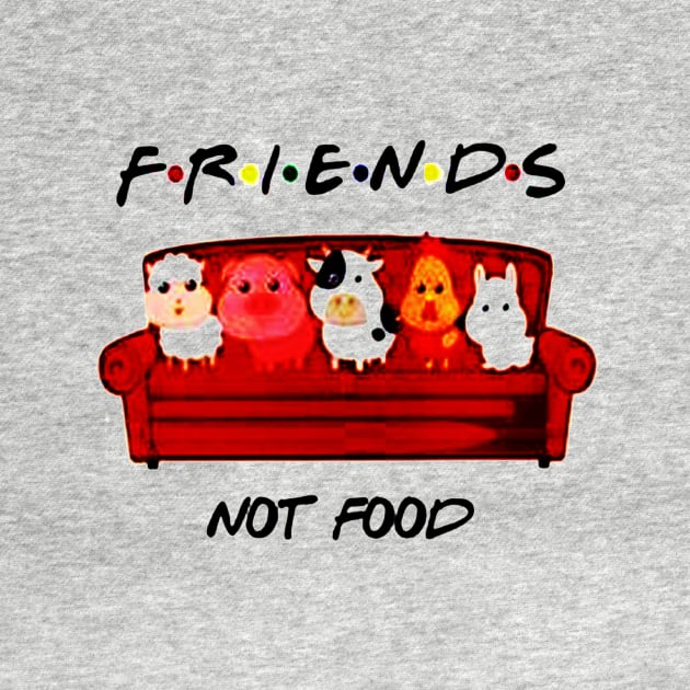 friends not food eating animals is weird by windupraditya6